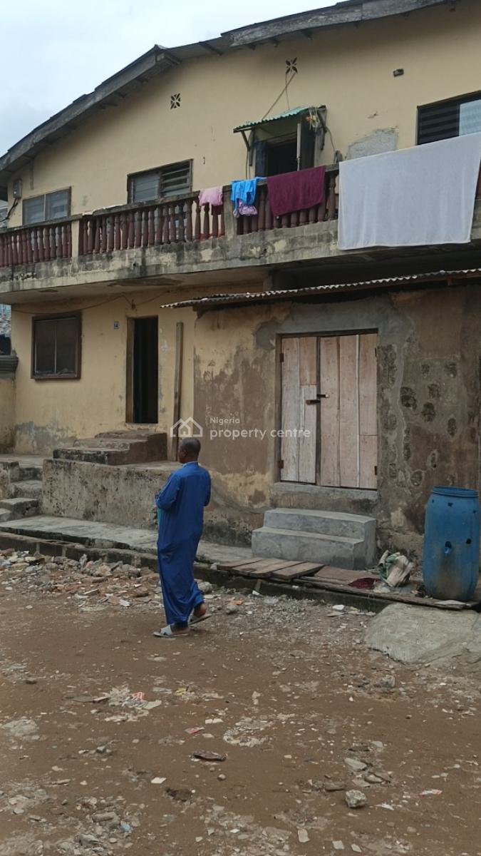 One Full Plot of Land with Demolishable Building in Ogba Central, Orimolade Street Off College Road, Ogba, Ikeja, Lagos, Block of Flats for Sale
