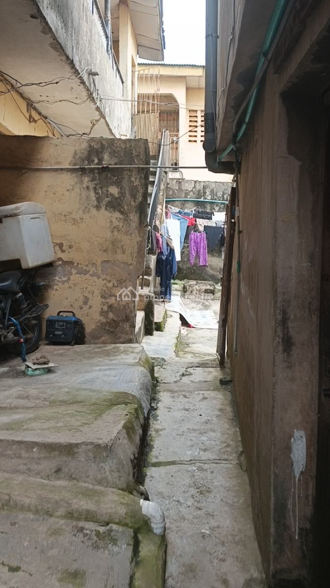 One Full Plot of Land with Demolishable Building in Ogba Central, Orimolade Street Off College Road, Ogba, Ikeja, Lagos, Block of Flats for Sale