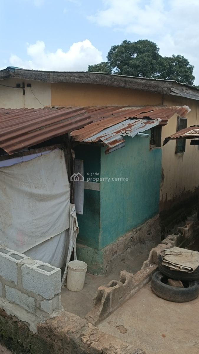 More Than Half Plot of Land with Demolishable Building on a Tarred Roa, Orimolade Street, Off College Road, Ogba, Ikeja, Lagos, Block of Flats for Sale