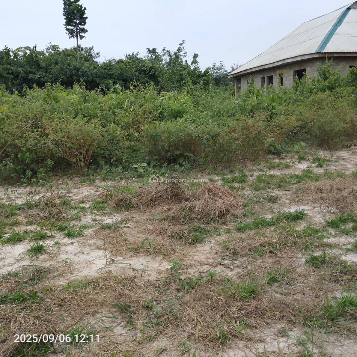 Verified Land in a Built Up Location, Diaspora City Phase 2 Ajebo Epe Lagos with Parameter Fencing, Epe, Lagos, Residential Land for Sale