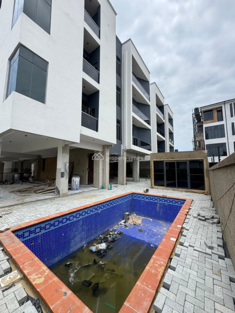 Luxury, Serviced 2 Bedroom Apartment with a Swimming Pool, Gym, Lekki Conservation Center, Chevron Toll Gate, Lekki, Lagos, Block of Flats for Sale