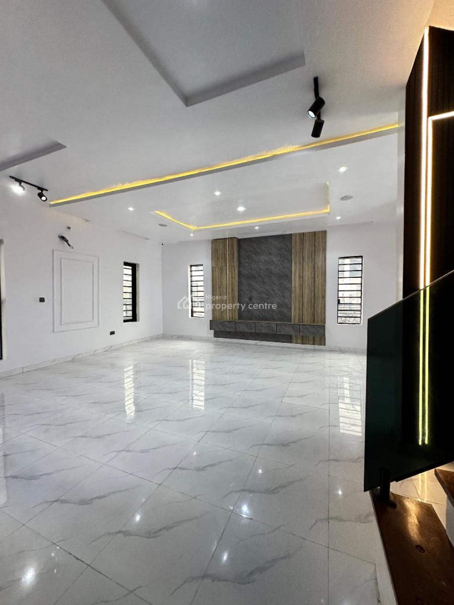 Exquisitely Built 5 Bedroom with Bq, Water View Rooftop Terrace, Ajah, Lagos, Detached Duplex for Sale