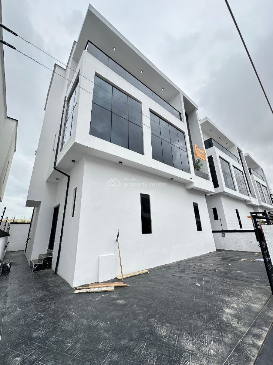 Exquisitely Built 5 Bedroom with Bq, Water View Rooftop Terrace, Ajah, Lagos, Detached Duplex for Sale
