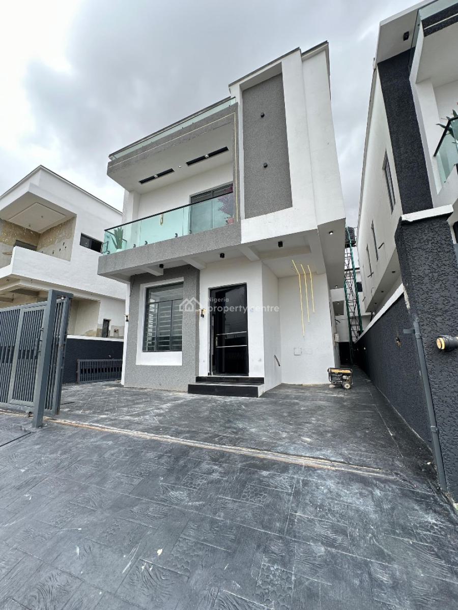 Exquisitely Finished Standard Luxury 4 Bedroom Detached Duplex with Bq, Ajah, Lagos, Detached Duplex for Sale