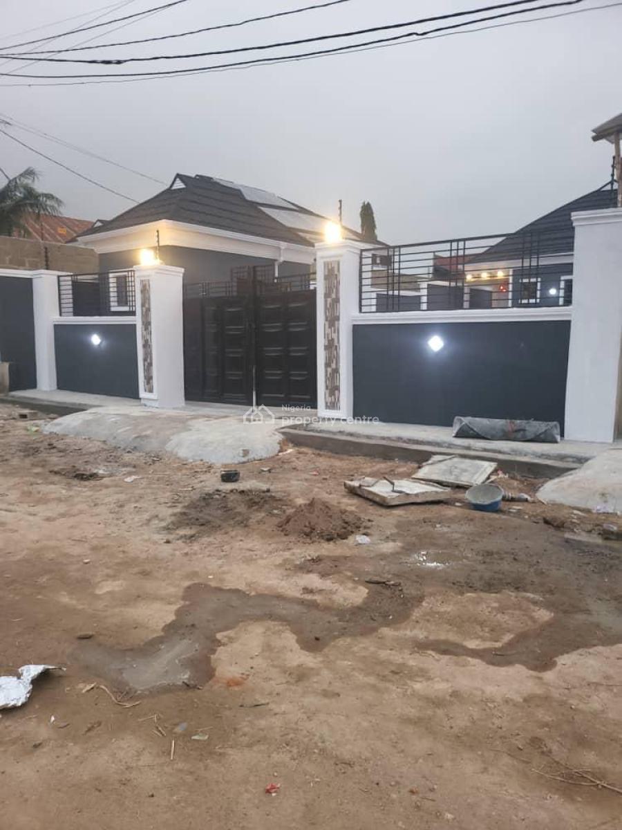 Newly Built 3 Bedrooms Bungalow Home + Bq & Security Post on 500 Sqm, Olofa Royal Estate, Elebu Off Akala Expressway, Ibadan, Oyo, Detached Bungalow for Sale