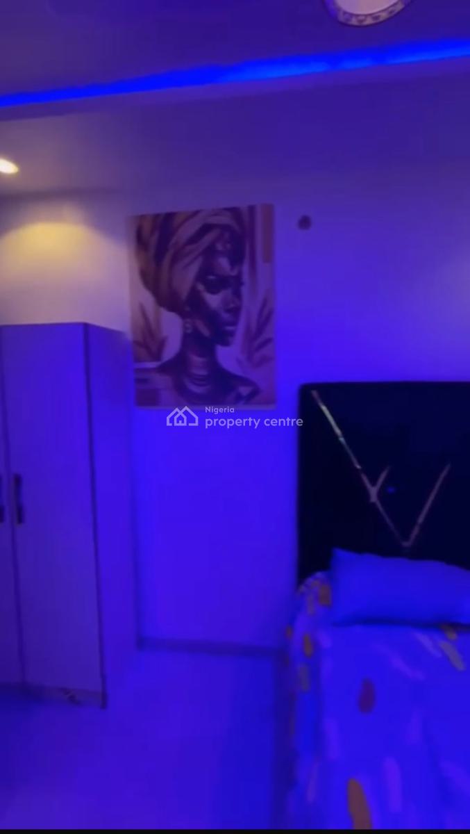 a Monthly Studio with Bed, Ac, Tv, Wardrobe, 24 Hours Electricity, Abule Oja, Yaba, Lagos, Self Contain (single Rooms) for Rent