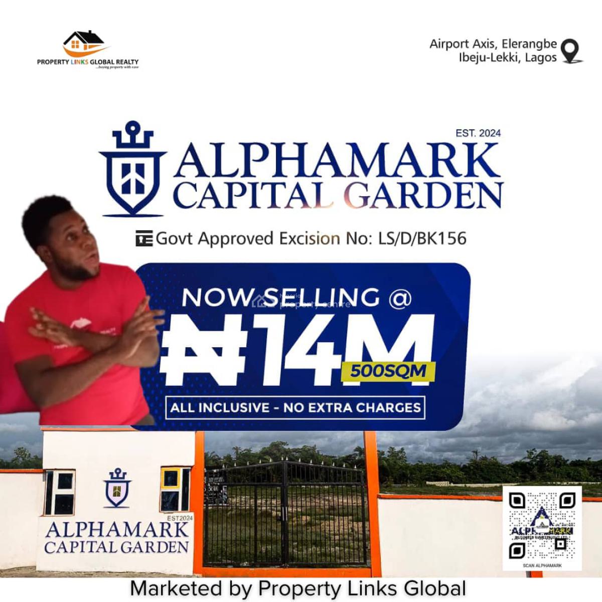 Land with Approved Government Excision, Alphamark Estate Elerangbe Ibeju-lekki Lagos, Ibeju Lekki, Lagos, Residential Land for Sale