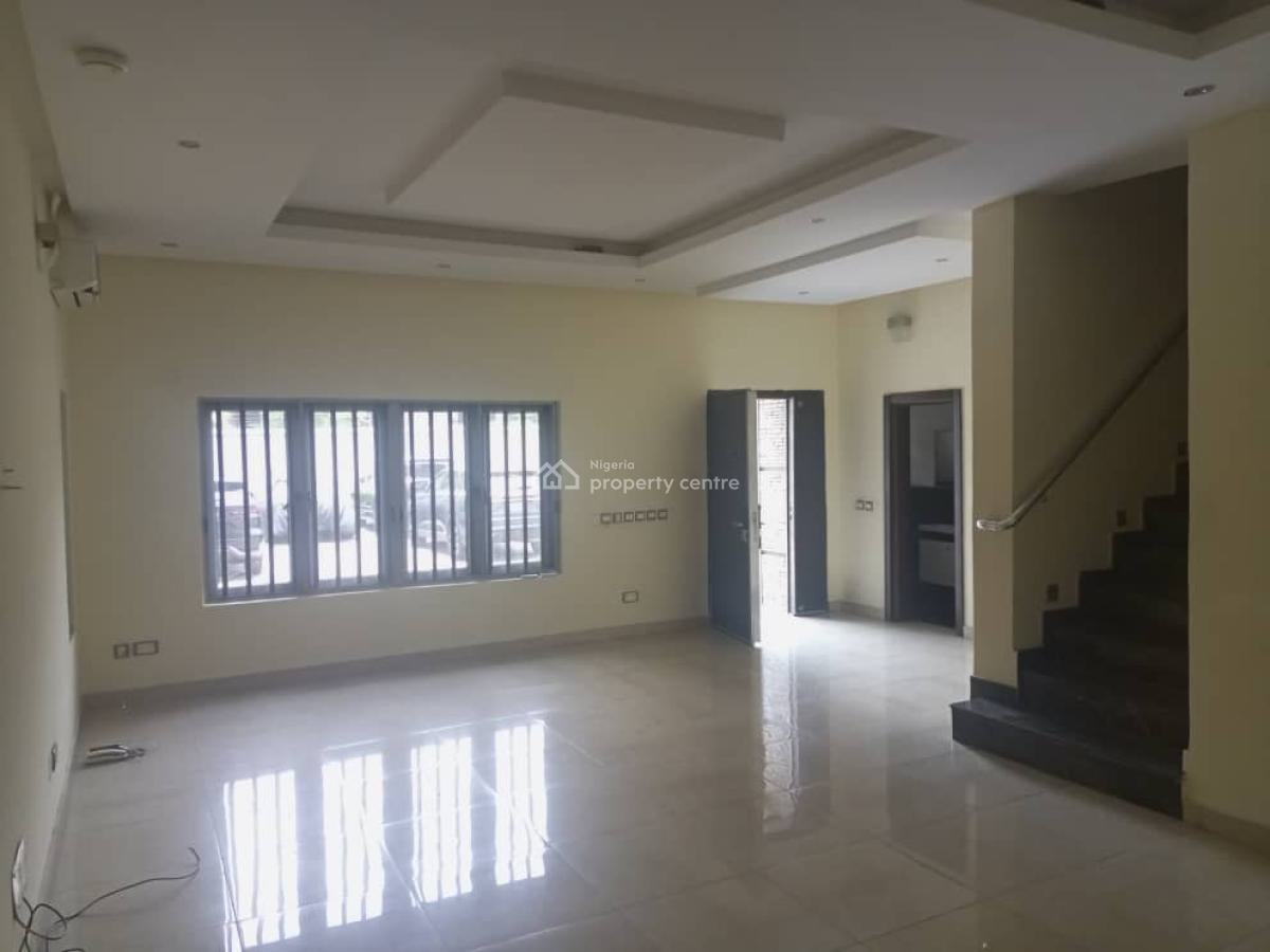 Well-built 4br + 1rsq Terraced Townhouse, Off Udi Street, Osborne, Ikoyi, Lagos, House for Rent