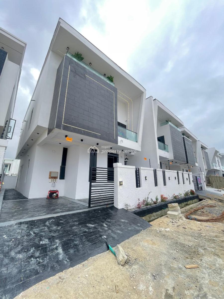 Luxury 4 Bedroom Semi-detached Duplex with Bq in a Secure Estate, Ajah, Lekki, Lagos, Semi-detached Duplex for Sale