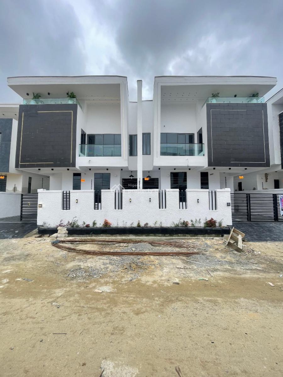Luxury 4 Bedroom Semi-detached Duplex with Bq in a Secure Estate, Ajah, Lekki, Lagos, Semi-detached Duplex for Sale
