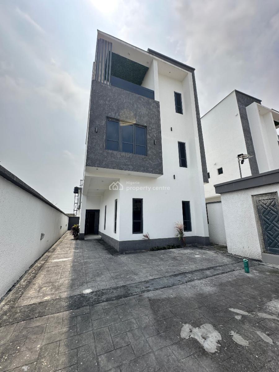 Spacious 5 Bedroom Fully Detached Duplex with Bq in a Secure Estate, Ajah, Lekki, Lagos, Detached Duplex for Sale