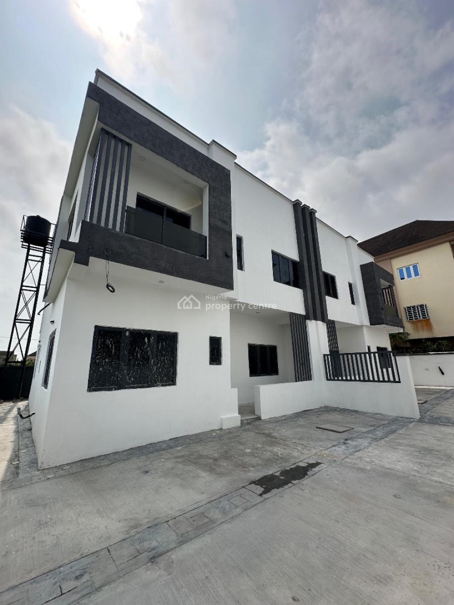 Unique 4 Bedroom Semi Detached Duplex with Bq in a Secure Estate, Ajah, Lekki, Lagos, Semi-detached Duplex for Sale