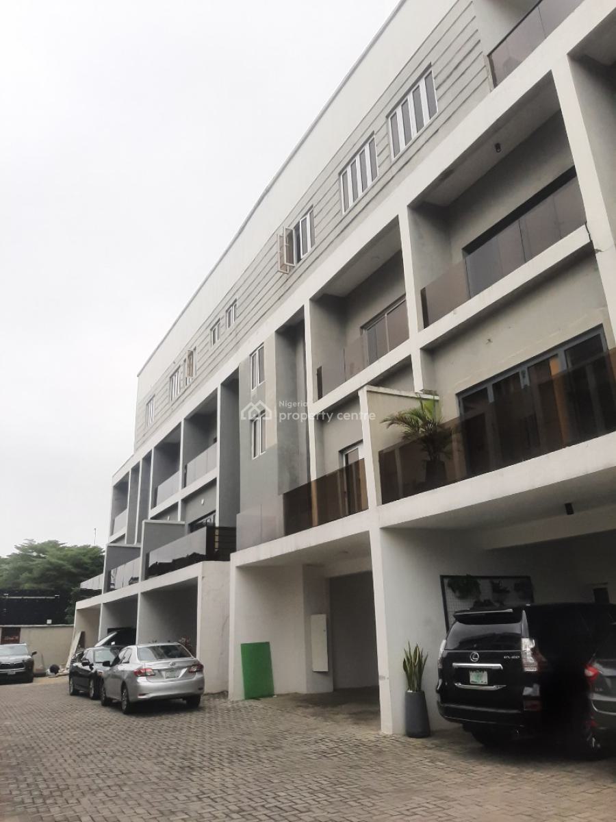 New and Serviced with 24/7 Power Supply 4 Bedroom En-suite Townhouse W, Lekki Phase 1, Lekki, Lagos, Terraced Duplex for Rent