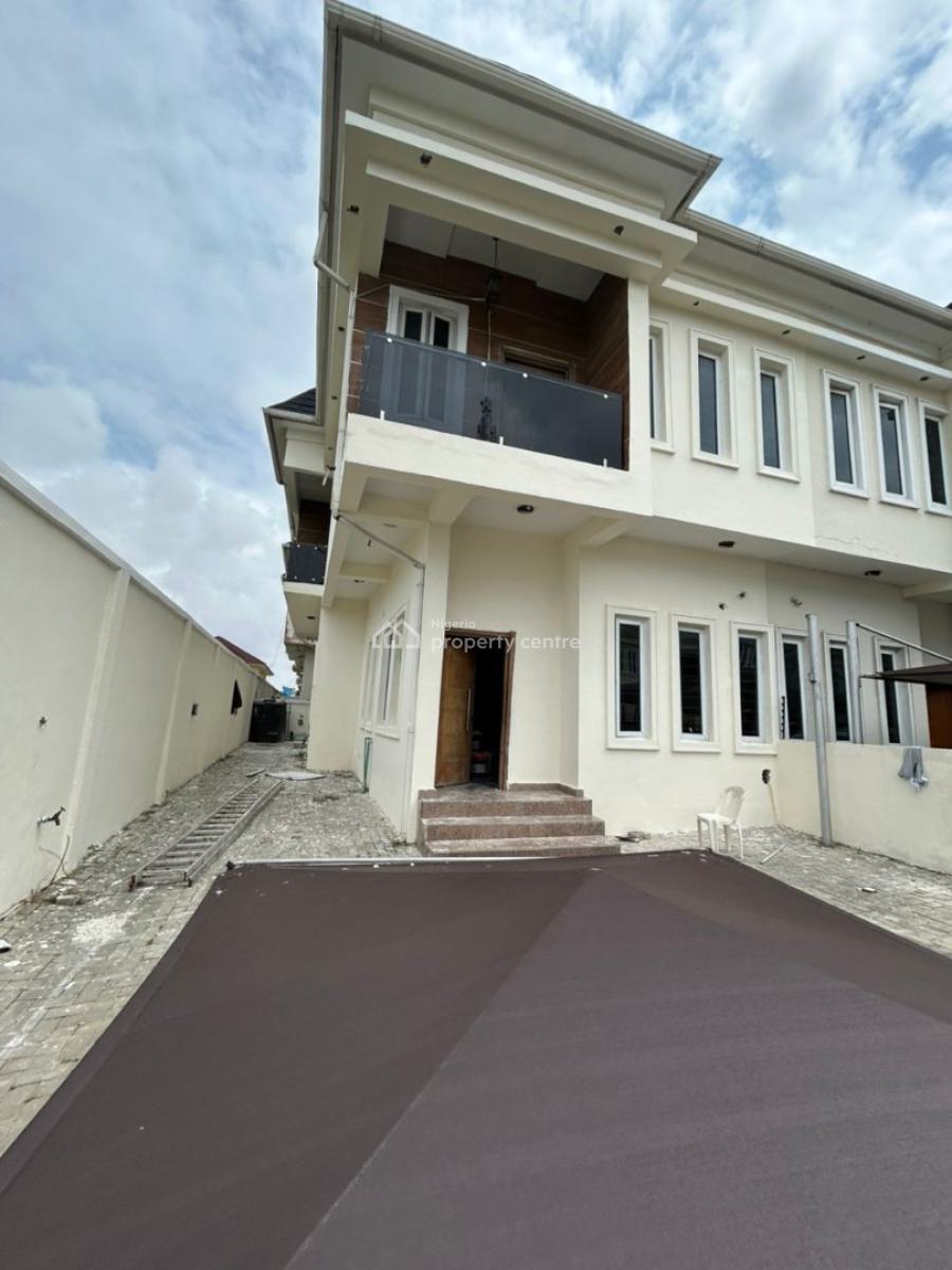 Self Service 4 Bedroom Semi Detached Duplex with Bq, Harris Drive By Hoo, Vgc, Lekki, Lagos, Terraced Duplex for Rent