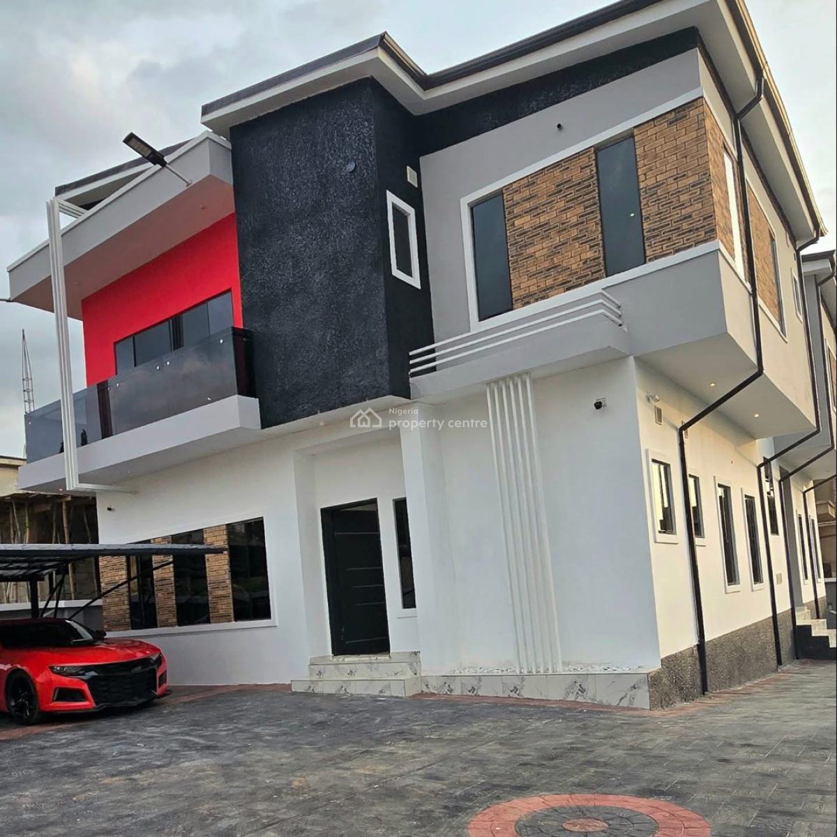5 Bedrooms Automated Detached Duplex,1bedrm Bq,cctv,cinema,solar, Sweet and Well Secured Neighborhood, Wuye, Abuja, Detached Duplex for Sale