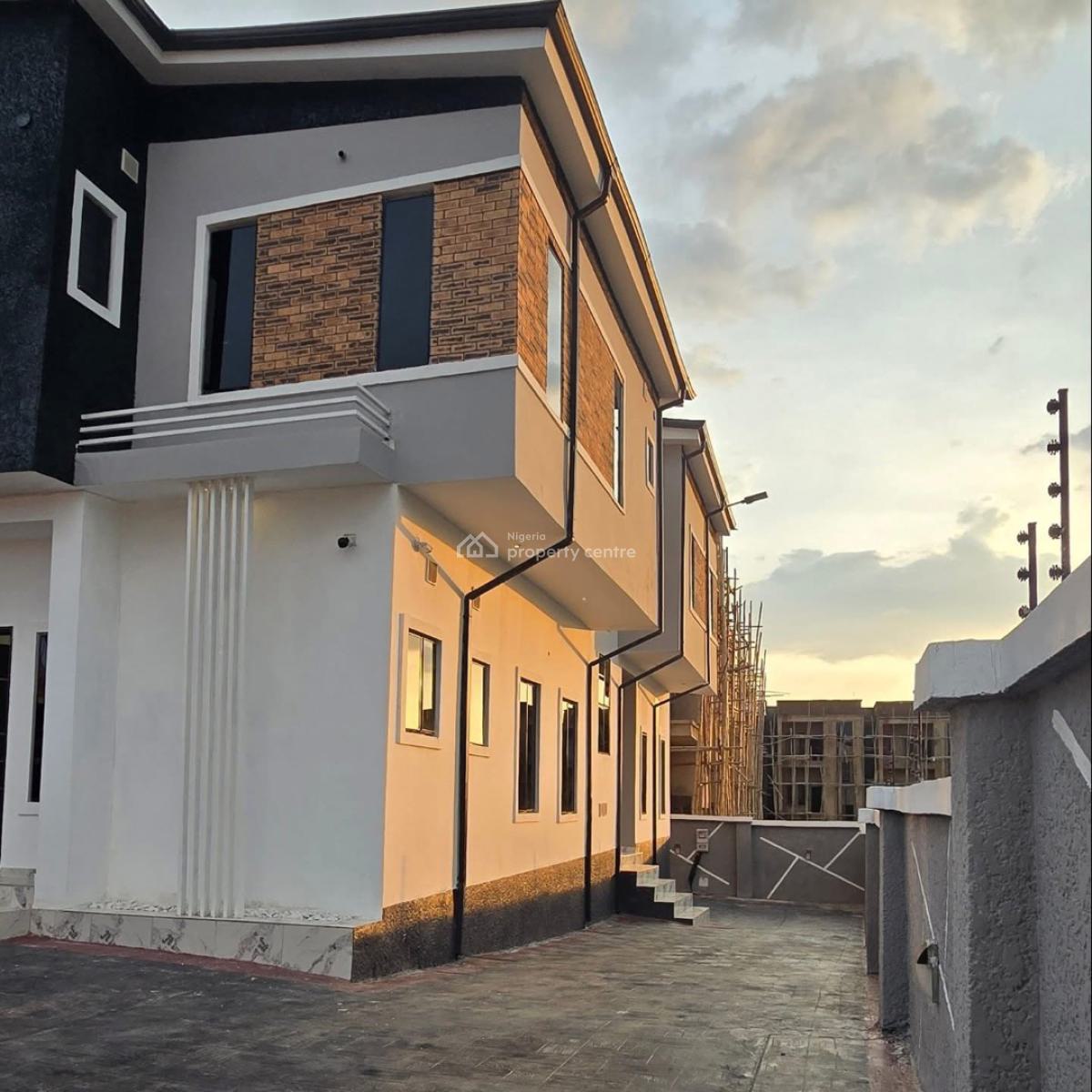 5 Bedrooms Automated Detached Duplex,1bedrm Bq,cctv,cinema,solar, Sweet and Well Secured Neighborhood, Wuye, Abuja, Detached Duplex for Sale