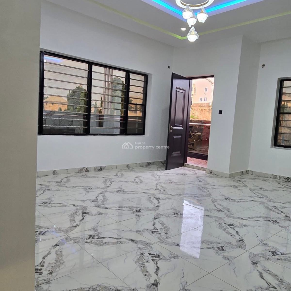 5 Bedrooms Automated Detached Duplex,1bedrm Bq,cctv,cinema,solar, Sweet and Well Secured Neighborhood, Wuye, Abuja, Detached Duplex for Sale