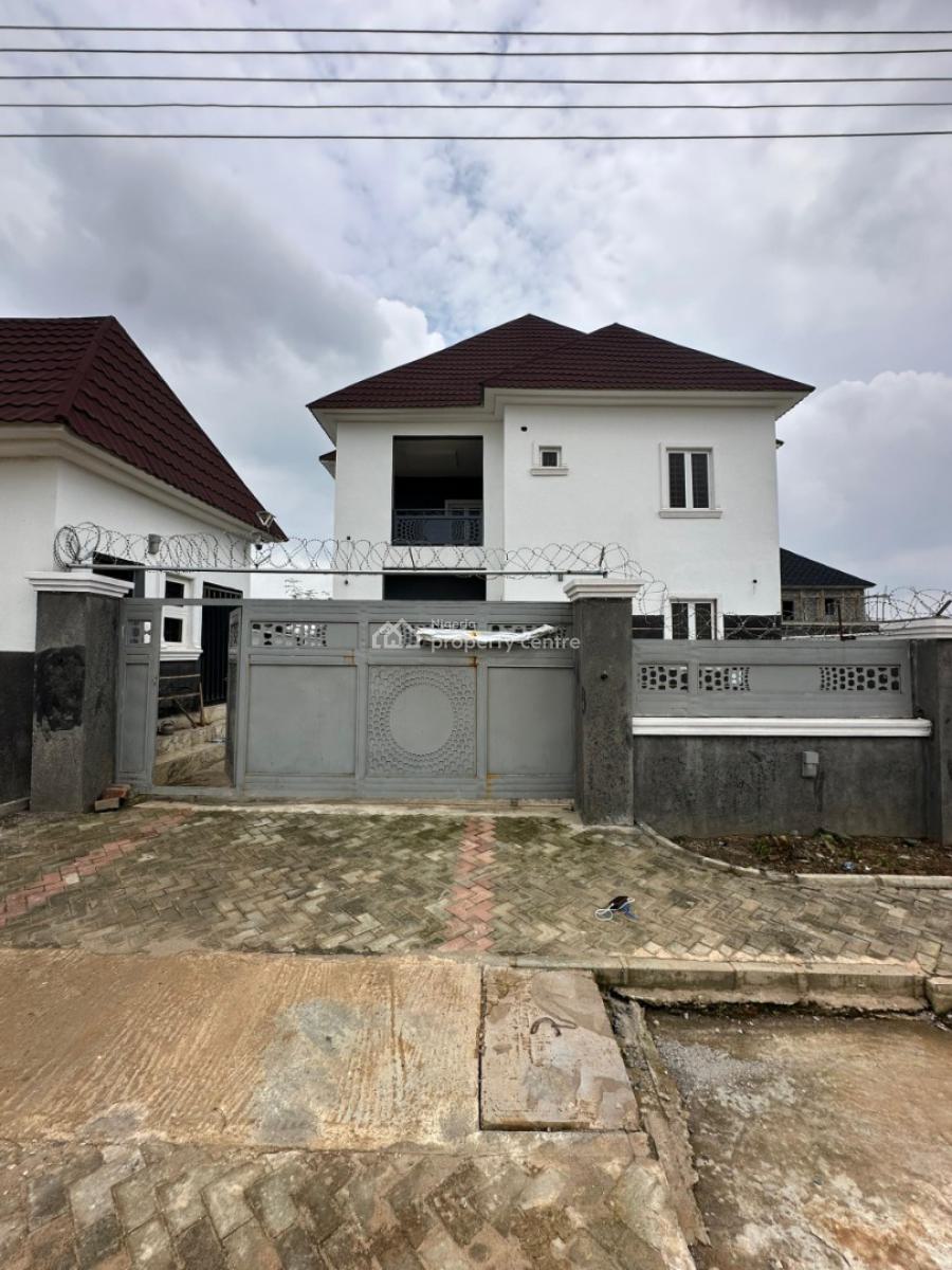 Newly Built 4 Bedroom Fully Detached Duplex with a Bq in an Estate, Lifecamp, Life Camp, Abuja, Detached Duplex for Rent