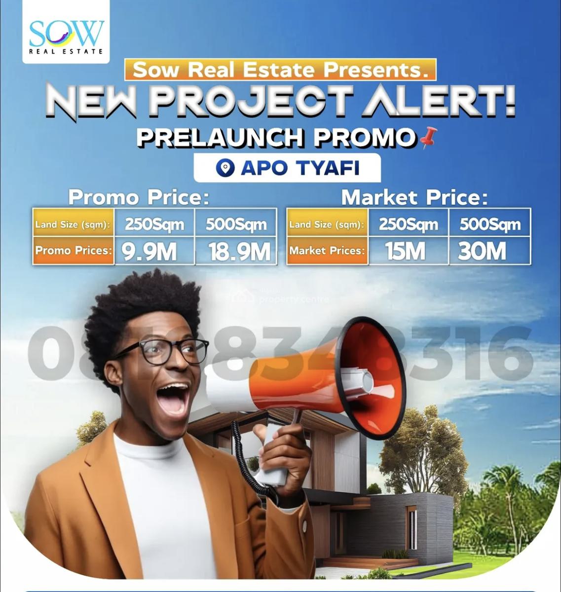 250sqm and 500sqm Land in a Great Location with Payment Plan, Apo Tayfi, Apo Resettlement, Apo, Abuja, Residential Land for Sale