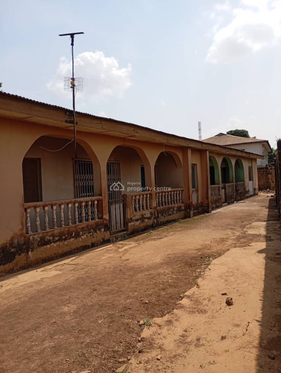 Fenced  Gated Two(2no) 3-bedroom Flat Bungalow on Full Plot of Land, Agbado Crossing, Ogun State., Alagbado, Ifako-ijaiye, Lagos, Block of Flats for Sale