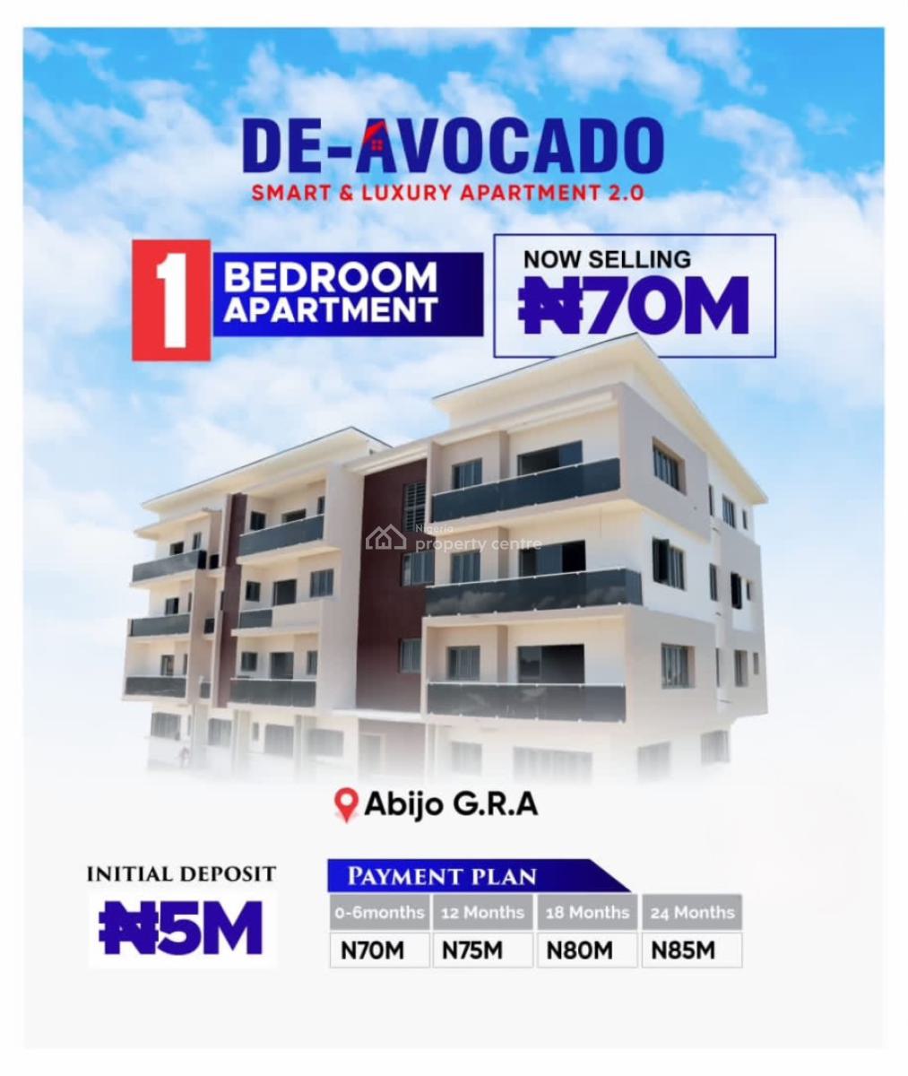Well Built 1 Bedroom Apartment, 1 Bedroom Apartment with Flexible Payment Plan, Abijo, Lekki, Lagos, Mini Flat (room and Parlour) for Sale