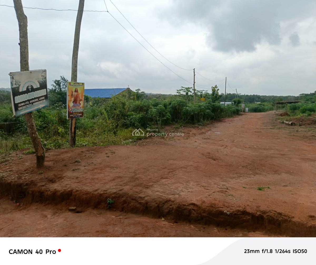 Full Plot of Dry Level Up Land in a Fast Developing Community, Ito Inside, Isiu, Ikorodu, Lagos, Residential Land for Sale