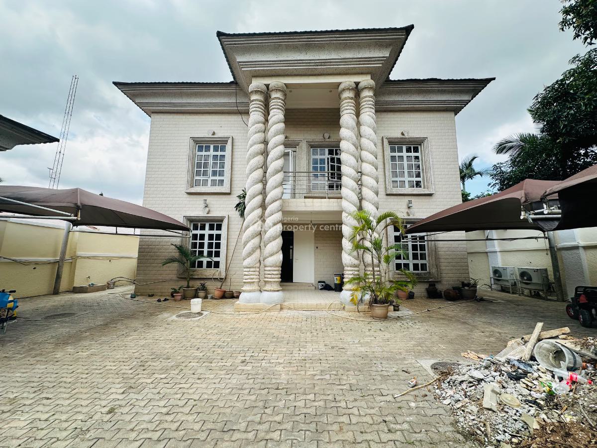 Furnished 4 Bedrooms Detached Duplex with 2 Rooms Bq Swimming Pool, Serene Environment, Maitama District, Abuja, Detached Duplex for Rent