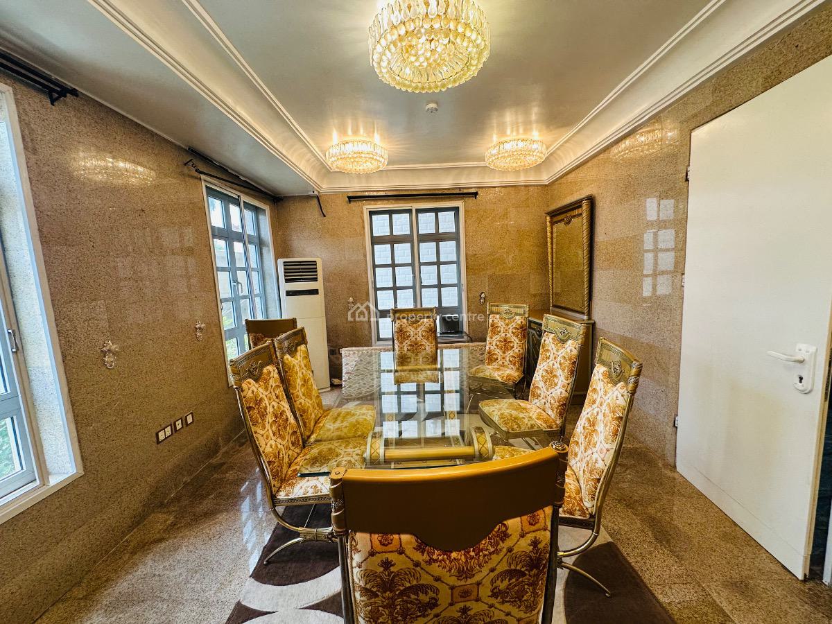 Furnished 4 Bedrooms Detached Duplex with 2 Rooms Bq Swimming Pool, Serene Environment, Maitama District, Abuja, Detached Duplex for Rent