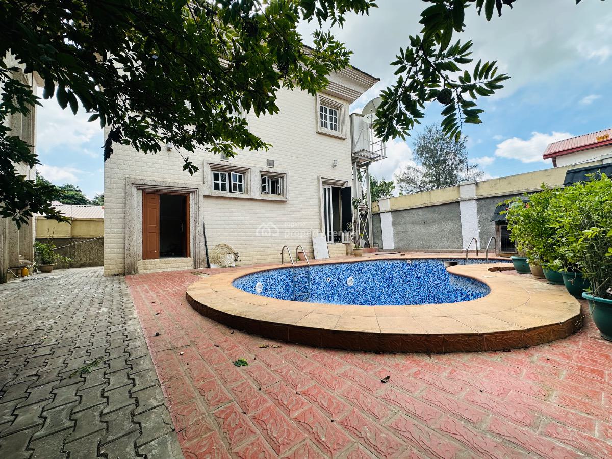Furnished 4 Bedrooms Detached Duplex with 2 Rooms Bq Swimming Pool, Serene Environment, Maitama District, Abuja, Detached Duplex for Rent