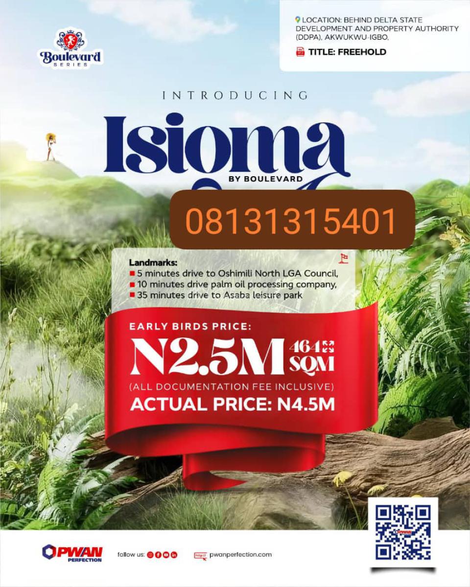 Plots of Affordable Land in Akwukwu Igbo, Behind Delta State Development and Property Authority, Oshimili North, Delta, Mixed-use Land for Sale