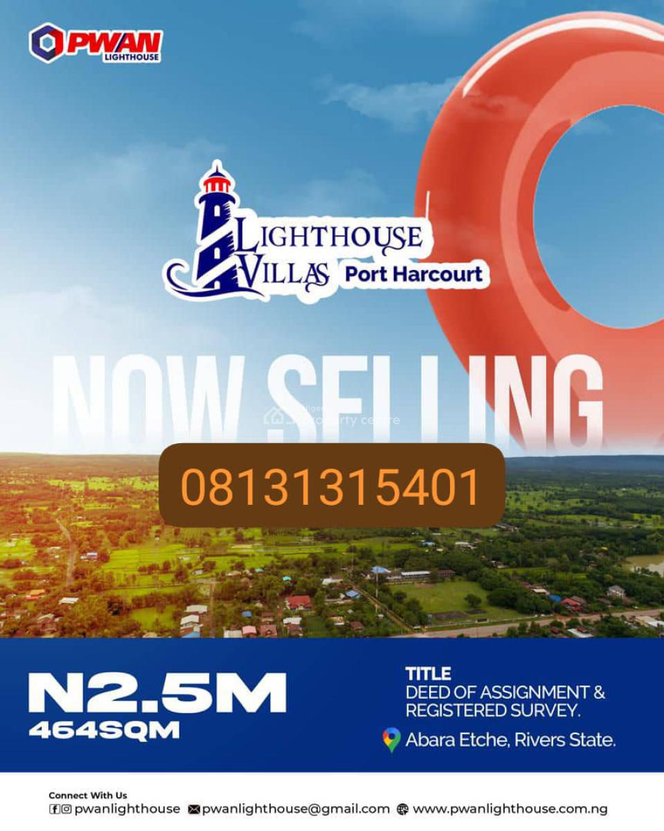 Plots of Affordable Land in Etche, Abara Etche,close to River State University of Agriculture, Etche, Rivers, Mixed-use Land for Sale