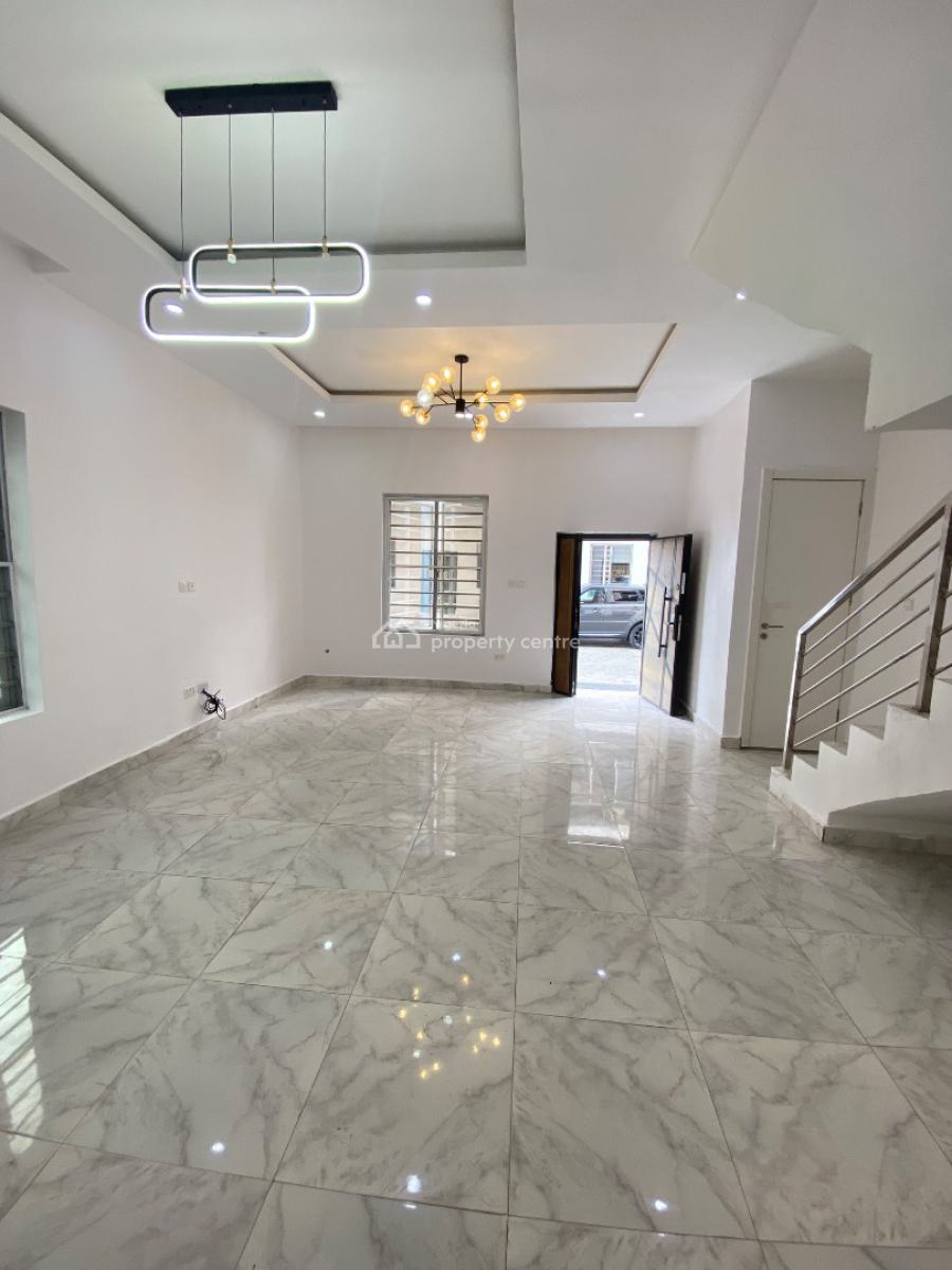 Luxury 4bedroom Semidetached Duplex Self Compound with Bq on 2 Floors, Osapa, Lekki, Lagos, Semi-detached Duplex for Rent