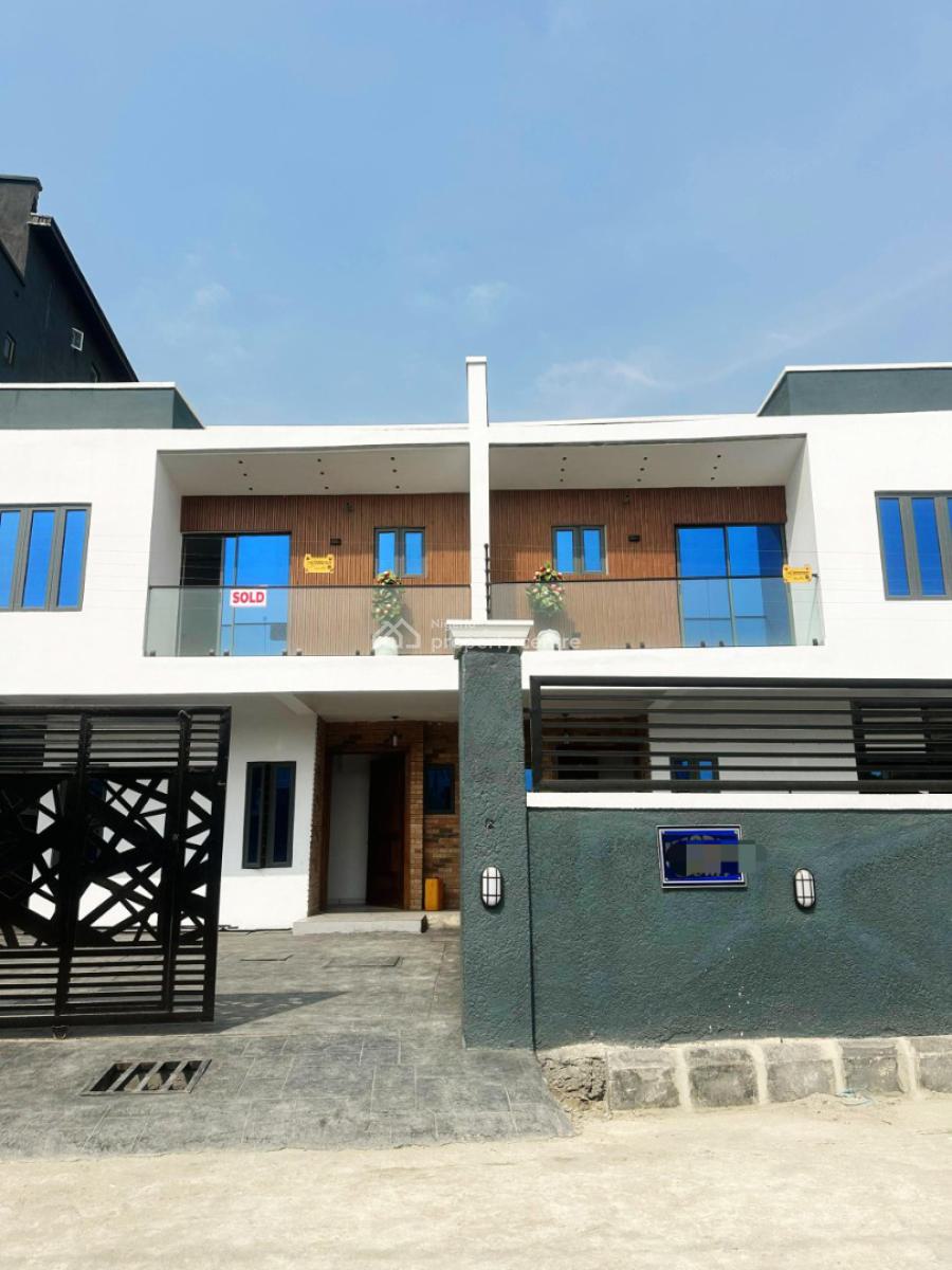 Luxuriously Built 3 & 4 Bedroom Semidetached Duplex, Ajah, Lagos, Terraced Duplex for Sale