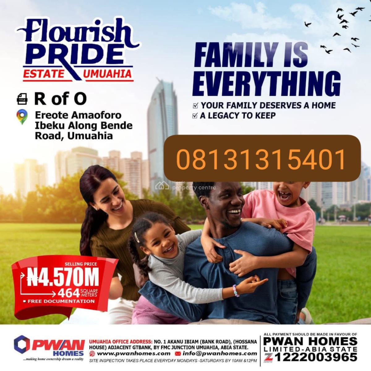 Plots of Affordable Land in Umuahia, Ereote Bende Road, Umuahia, Abia, Mixed-use Land for Sale