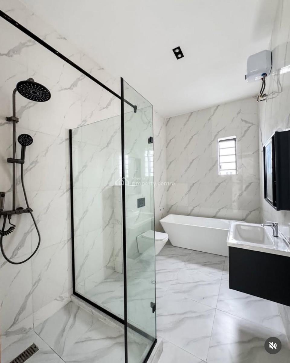 Newly Built Nice 4 Bedrom Duplex Semi Detached with a Bq Self Compound, Orchid Road Lekki Before Round About, Lekki, Lagos, Semi-detached Duplex for Sale
