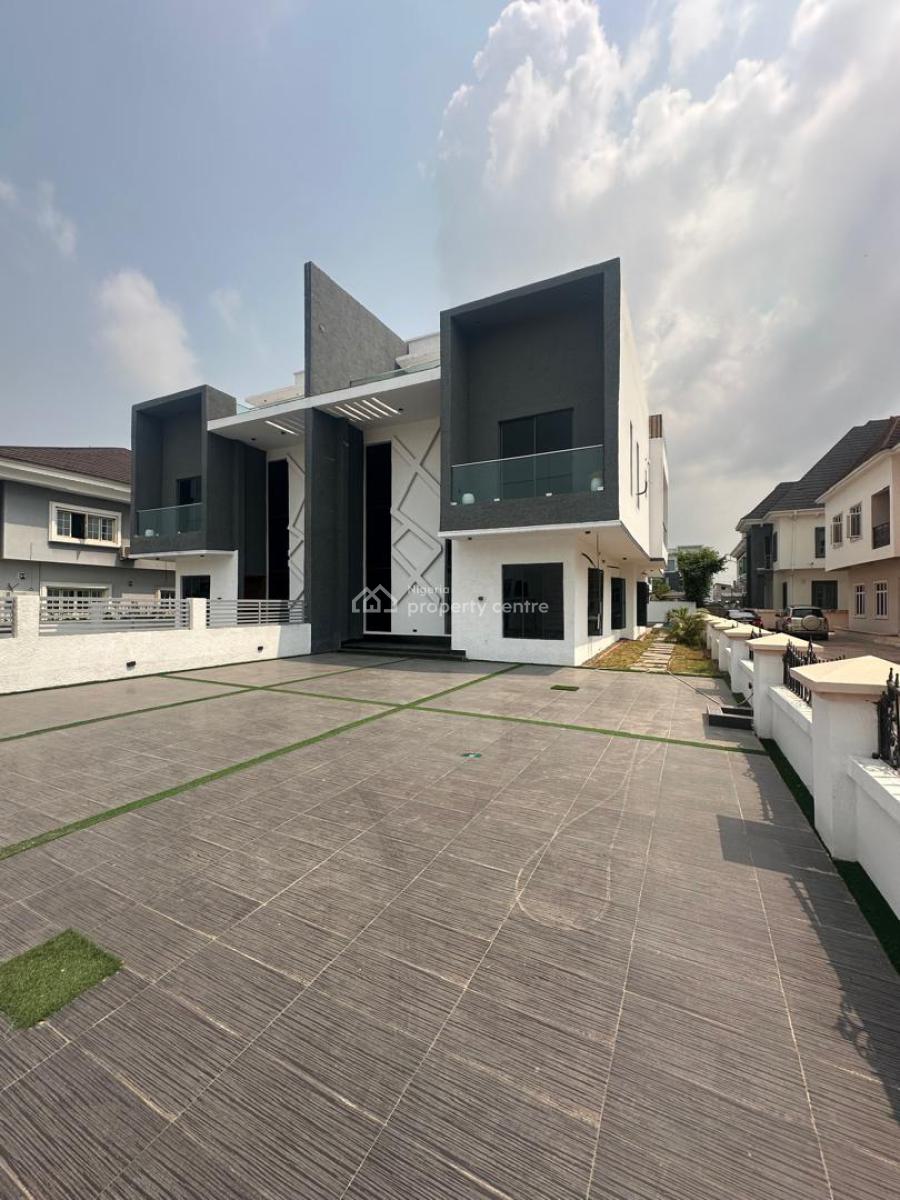 Luxury 5 Bedroom Semi Detached Duplex Plus Swimming Pool, Osapa London, Lekki, Lagos, Semi-detached Duplex for Sale