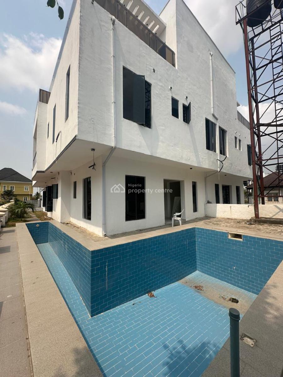 Luxury 5 Bedroom Semi Detached Duplex Plus Swimming Pool, Osapa London, Lekki, Lagos, Semi-detached Duplex for Sale
