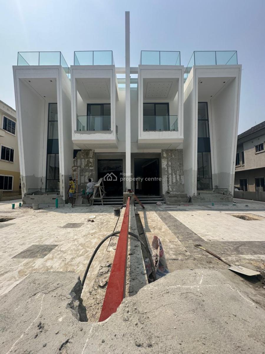 Luxury 5 Bedroom Semi Detached Duplex Plus Swimming Pool, Osapa London, Lekki, Lagos, Semi-detached Duplex for Sale