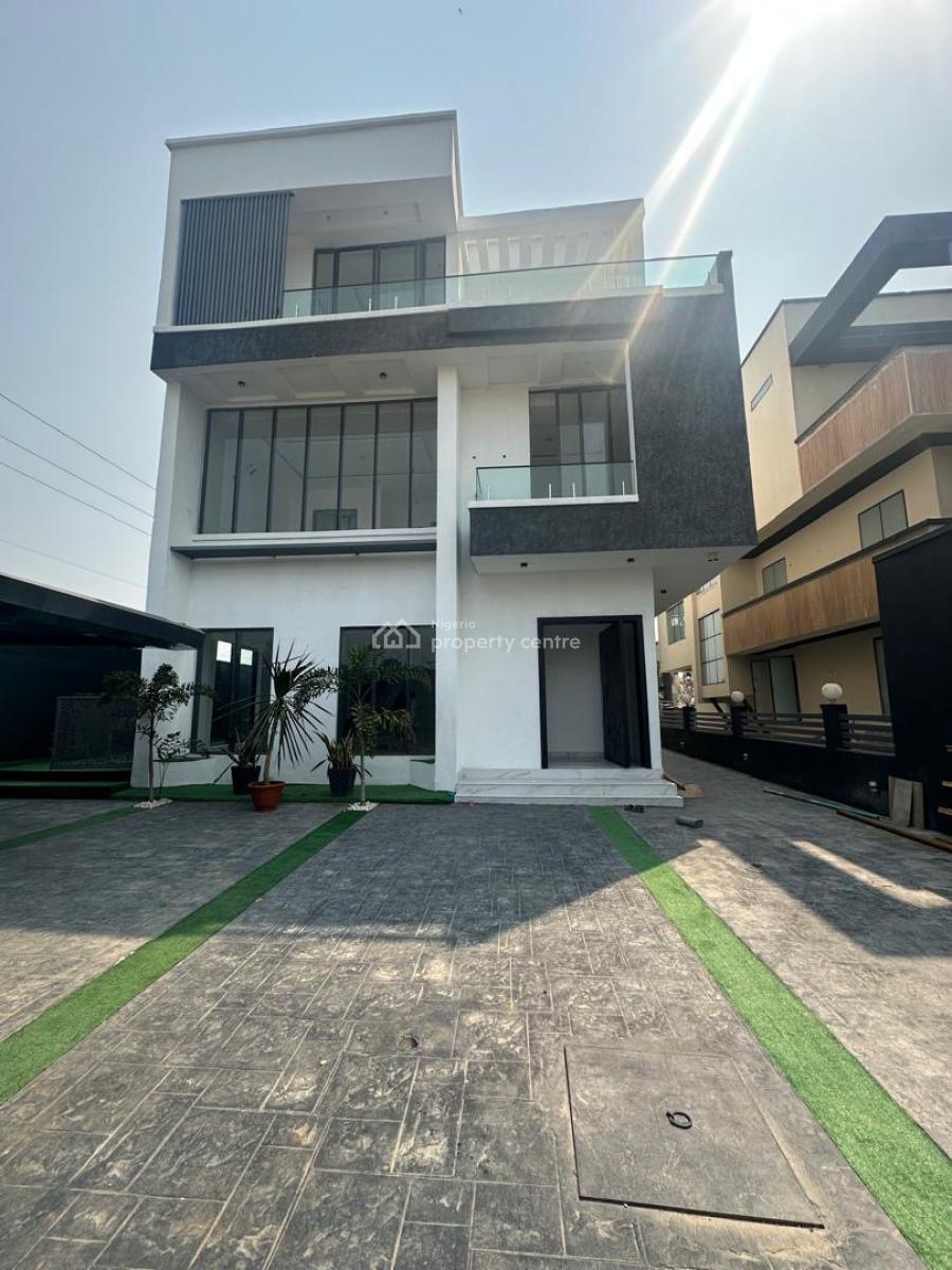 Contemporary Luxury 5 Bedroom Detached Duplex Plus Swimming Pool, Osapa London, Lekki, Lagos, Detached Duplex for Sale