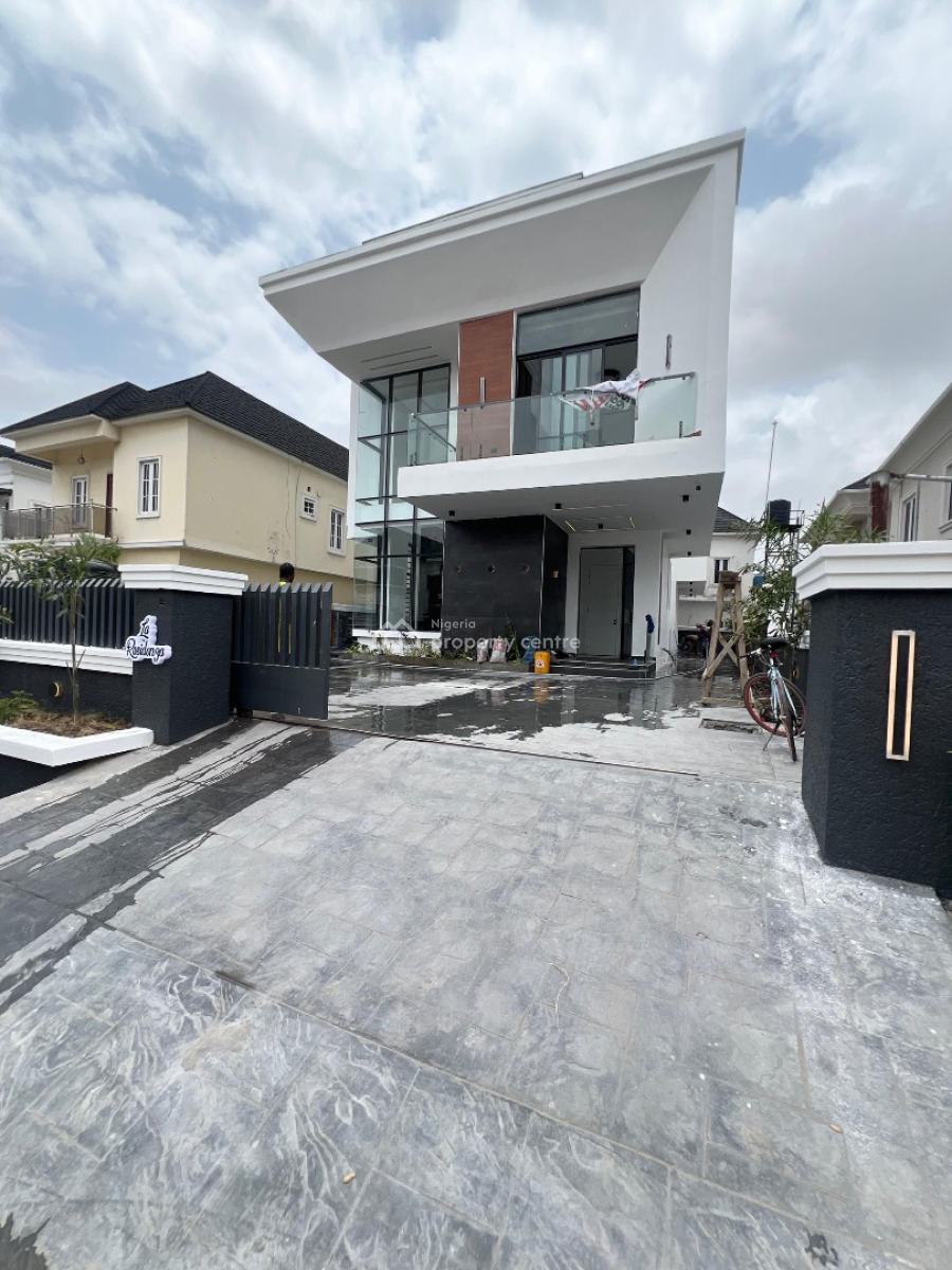Luxury 5bedroom  Fully Detached Duplex  with Bq in a Secure Estate, Ikota, Lekki, Lagos, Detached Duplex for Sale
