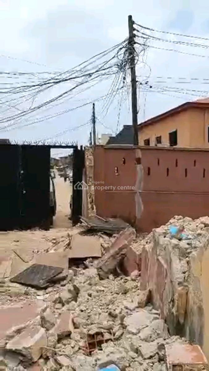 a Vacant Land  Measuring 477sqm, Off Ayodele Okeowo Street, Soluyi, Gbagada, Lagos, Mixed-use Land for Sale