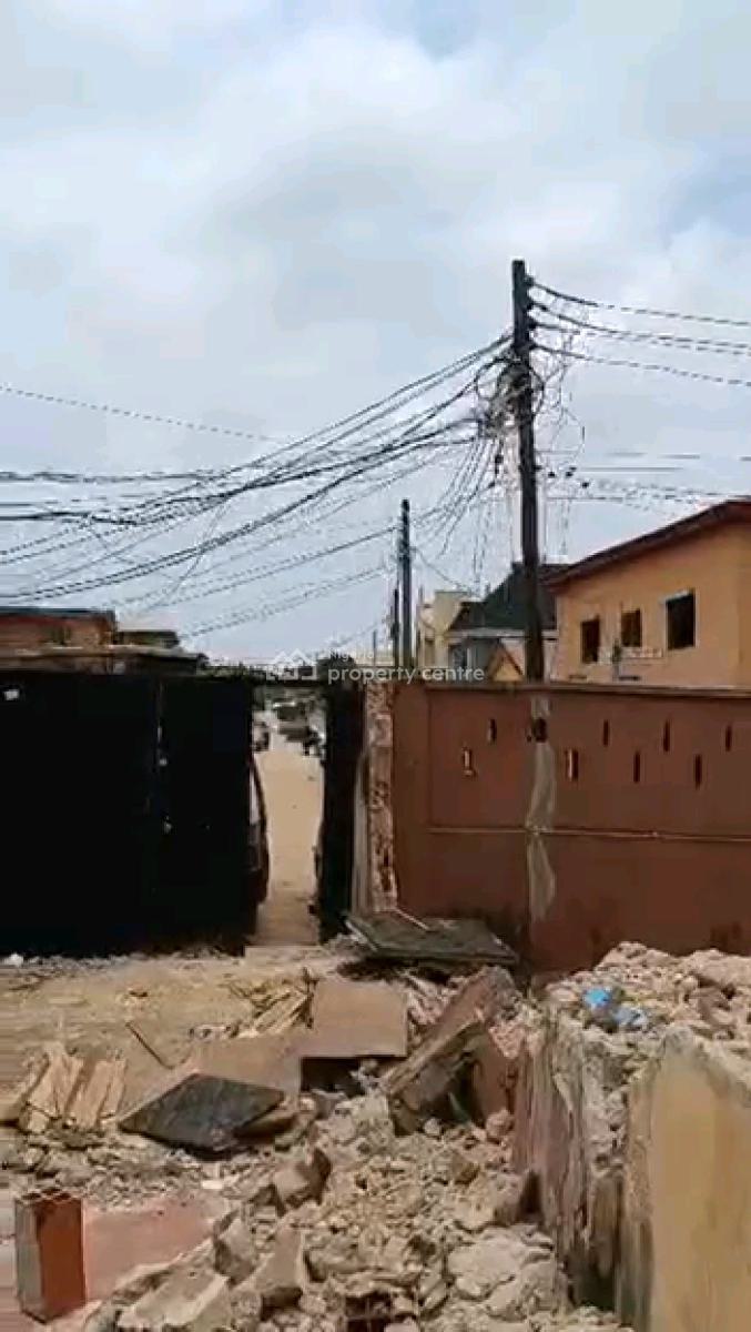 a Vacant Land  Measuring 477sqm, Off Ayodele Okeowo Street, Soluyi, Gbagada, Lagos, Mixed-use Land for Sale