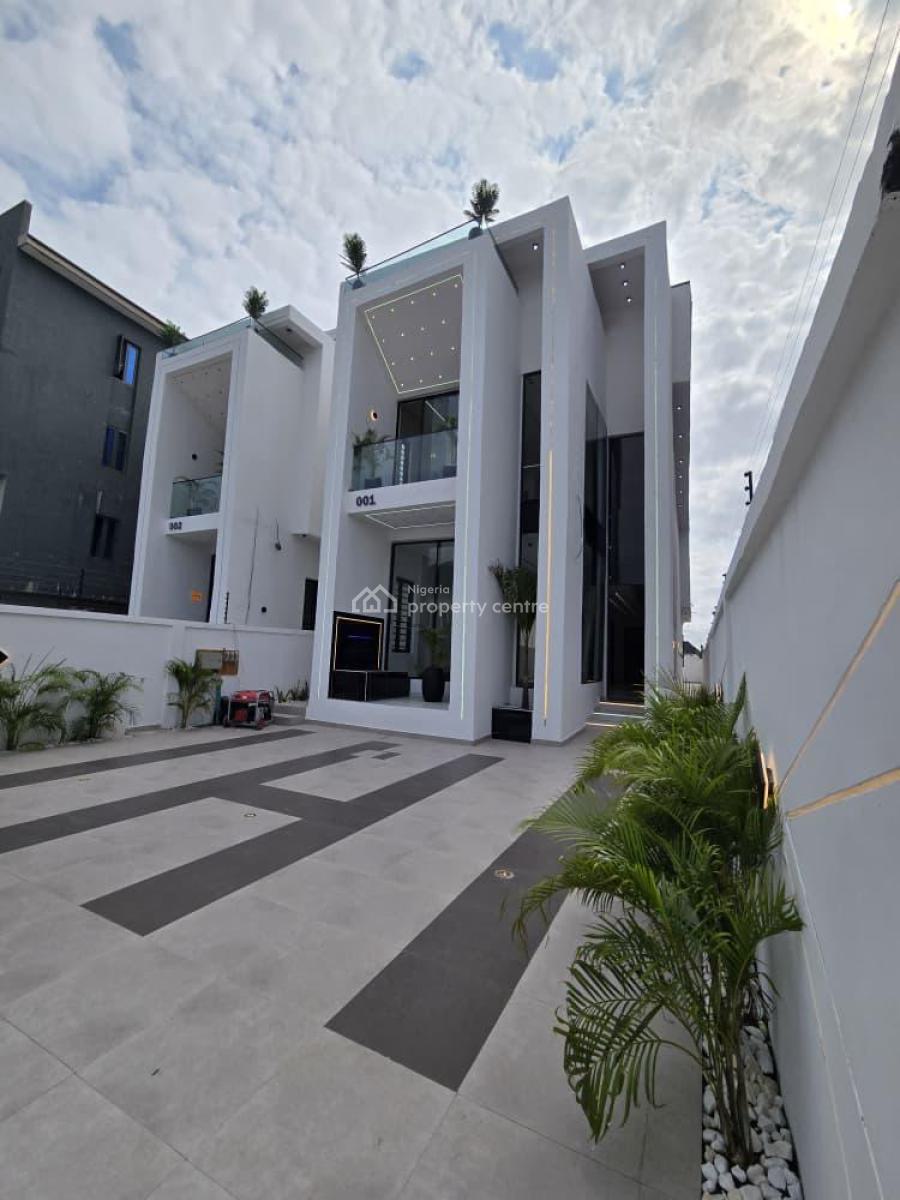 Contemporary 5-bedroom Detached Duplex Designed with Modern Fittings, Aesthetically Pleasing Home ,after The  Chevron Toll Gate, Lekki, Lagos, Detached Duplex for Sale