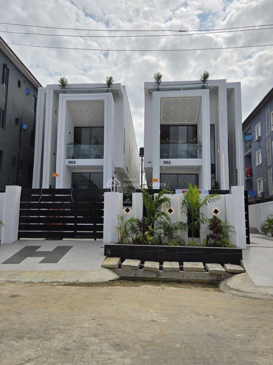 Contemporary 5-bedroom Detached Duplex Designed with Modern Fittings, Aesthetically Pleasing Home ,after The  Chevron Toll Gate, Lekki, Lagos, Detached Duplex for Sale