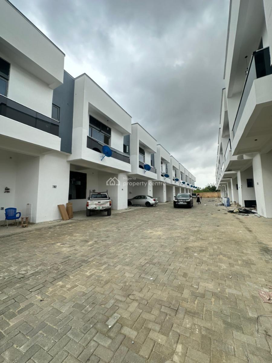 Spacious 4-bedroom Terraced Duplex Secure Estate for Investment, Lagos Business School, Sangotedo, Ajah, Lagos, Terraced Duplex for Sale