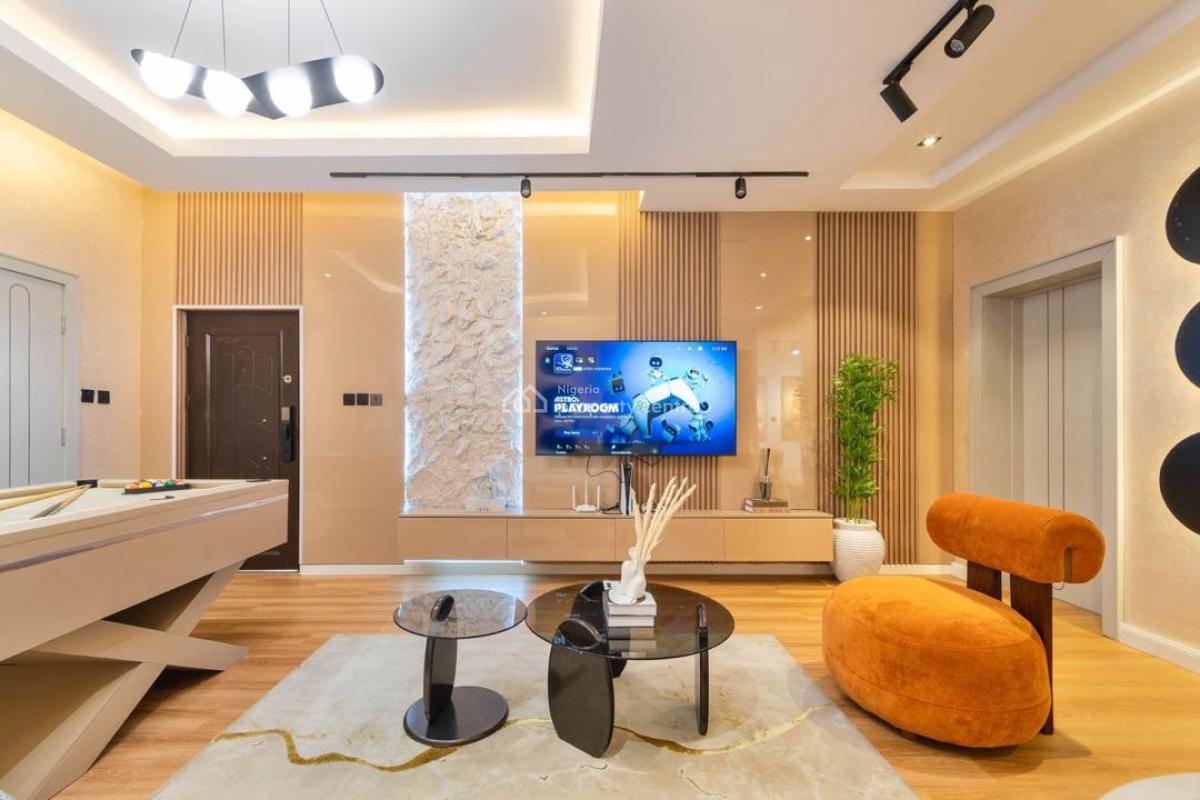 Brand New Luxury 3bedroom Apartment Available with Pool+snooker+ps5, Lekki Phase 1, Lekki, Lagos, Flat / Apartment Short Let