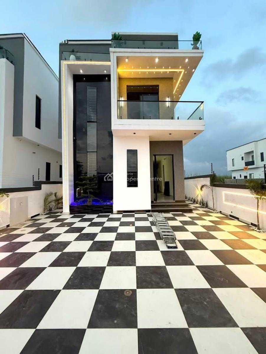 Contemporary 5 Bedroom Fully Detached Home with Swimming Pool, Ajah, Lekki, Lagos, Detached Duplex for Sale