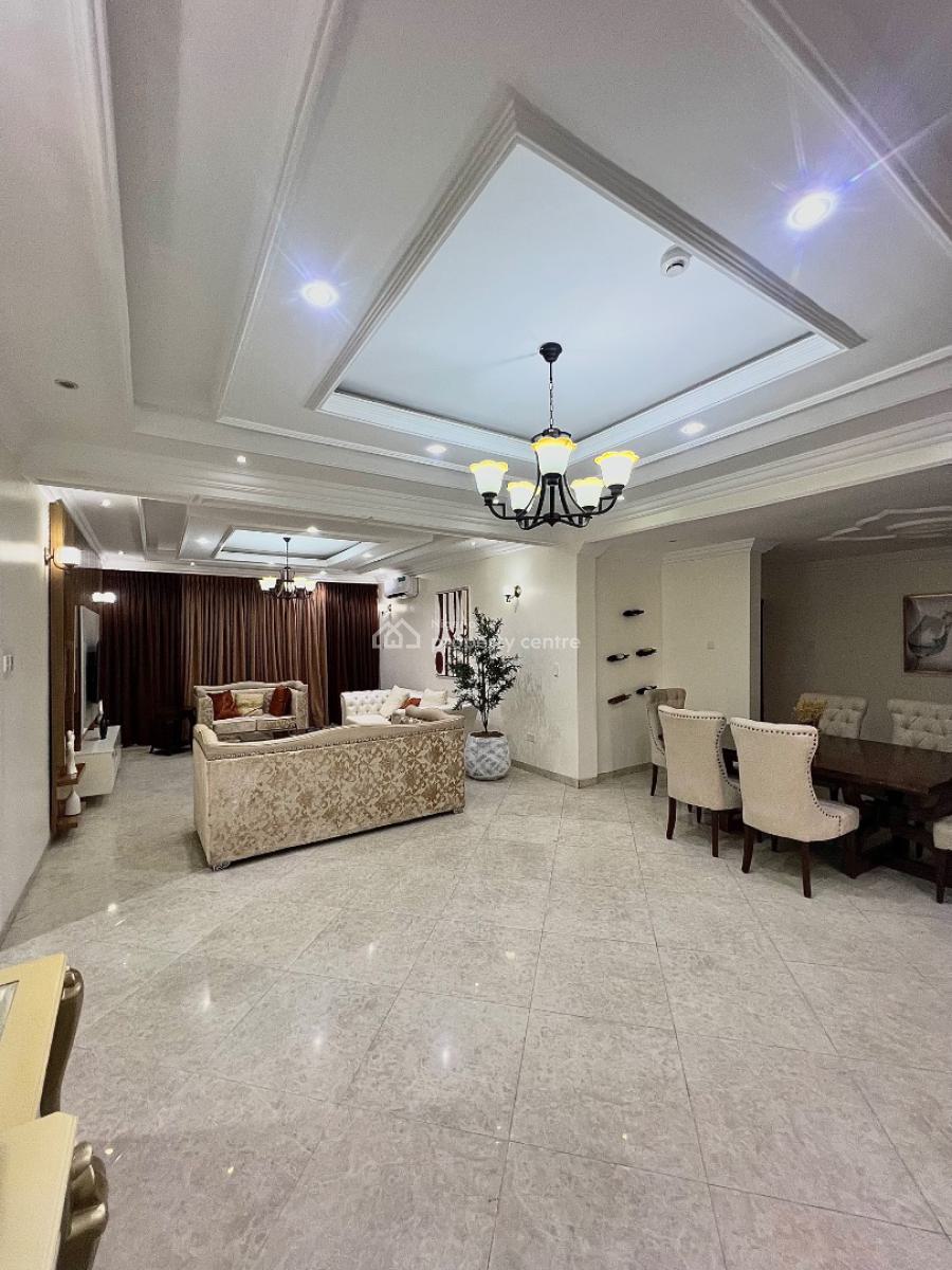 Spacious and Furnished 4 Bedroom Apartment with Bq, Pool and Gym, 3mins From Bourdillon, Ikoyi, Old Ikoyi, Ikoyi, Lagos, Flat / Apartment for Rent