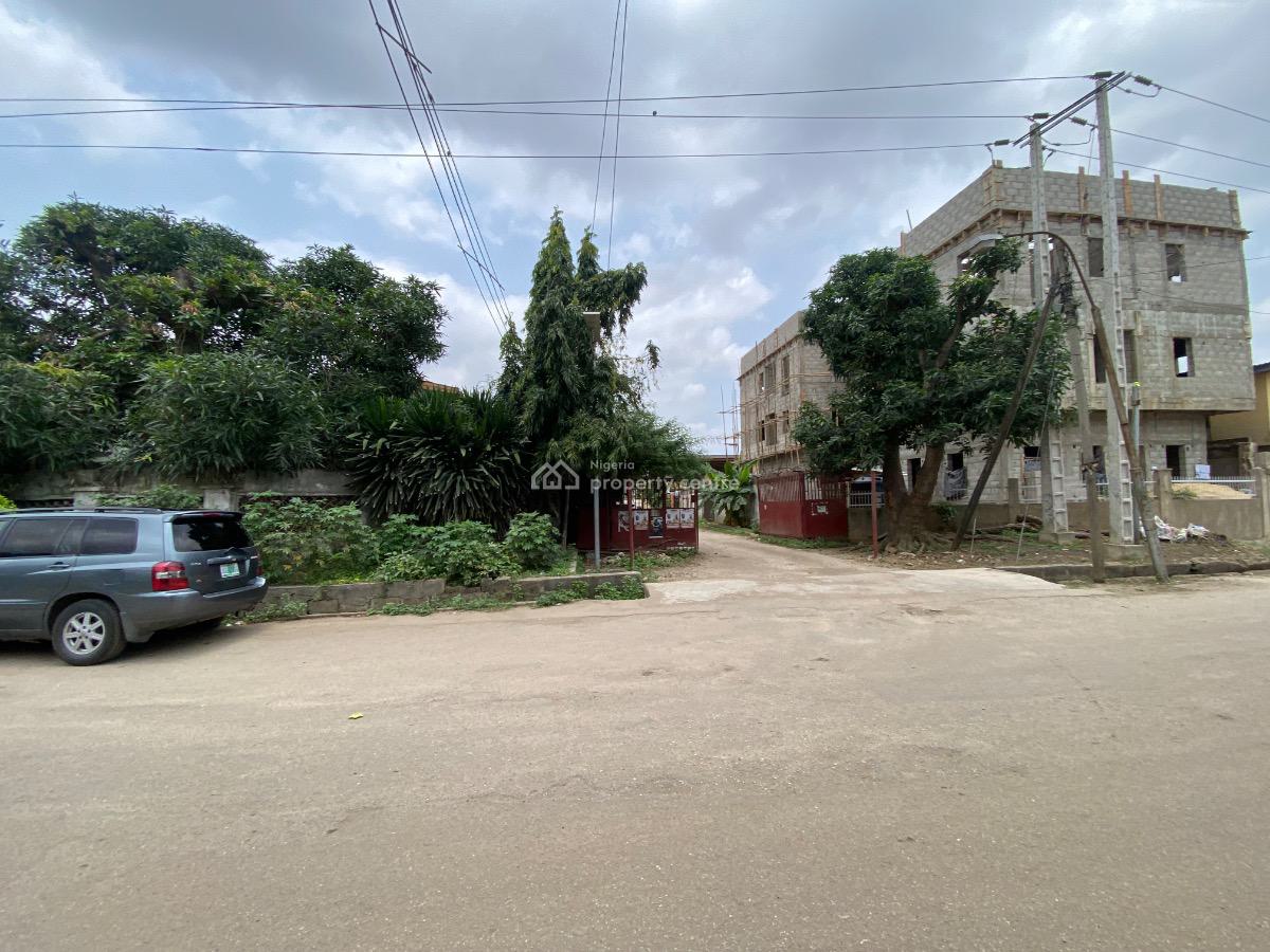 750sqm Corner Piece Land Accommodating 10 Bedroom & 6 Bedroom House, Sura Mogaji Street, Ilupeju, Lagos, Mixed-use Land for Sale
