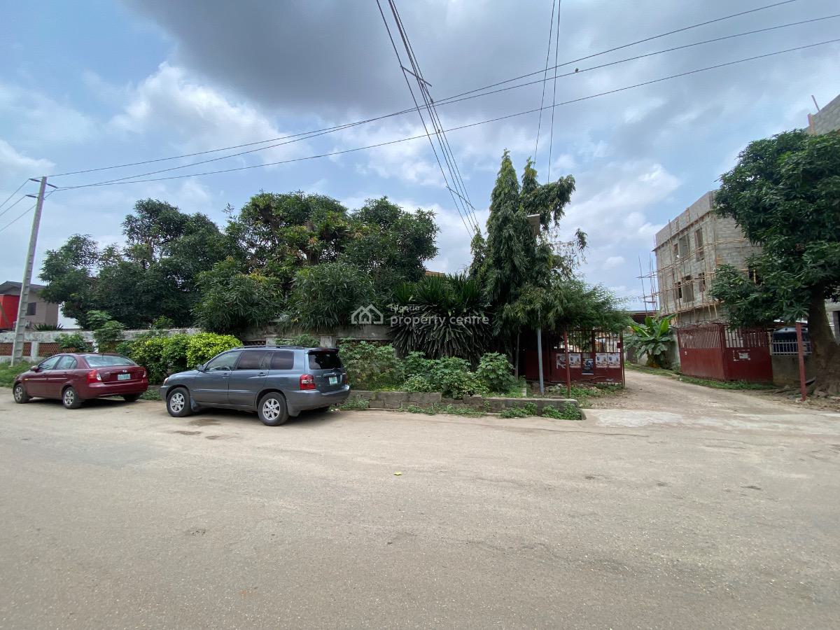 750sqm Corner Piece Land Accommodating 10 Bedroom & 6 Bedroom House, Sura Mogaji Street, Ilupeju, Lagos, Mixed-use Land for Sale